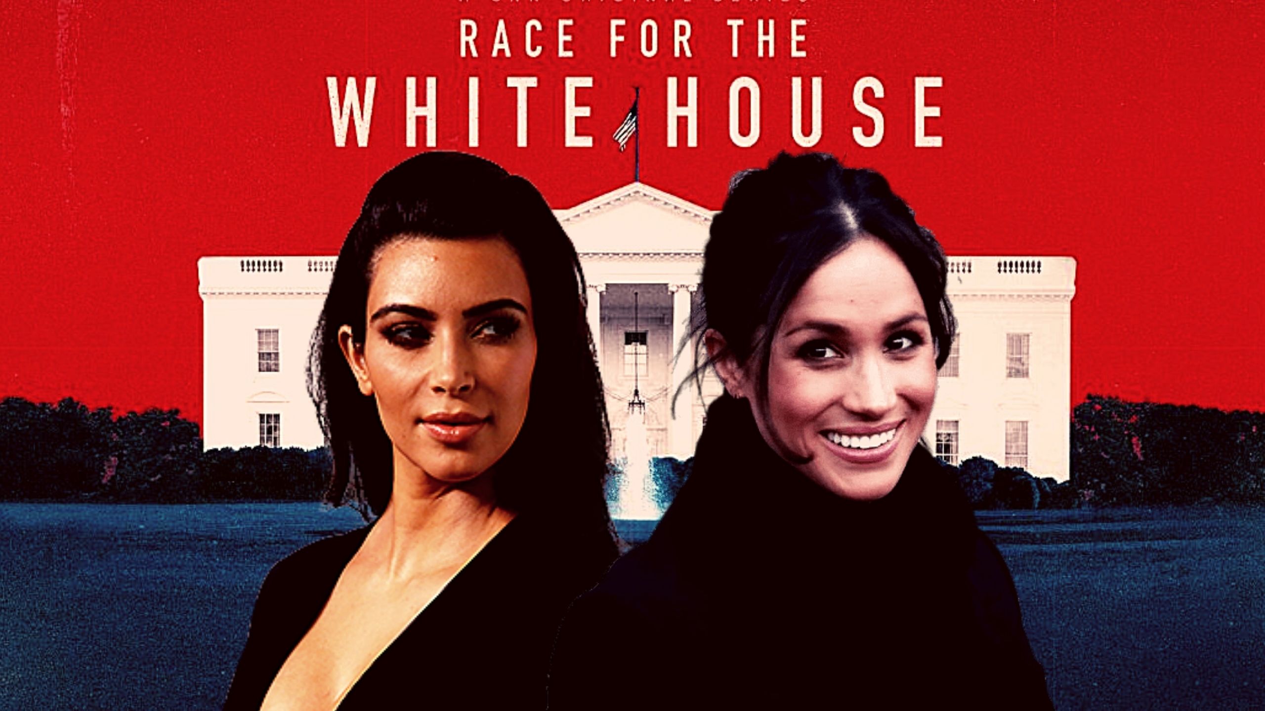 Meghan Markle And Kim Kardashian  RACE TO THE WHITE HOUSE IN 2024 