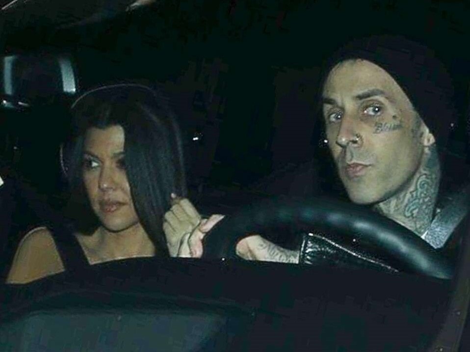 Kourtney Kardashian And Travis Barker First Valentines Day Together 5363